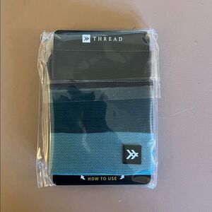 Thread Wallet in Black and Blue. NWT.